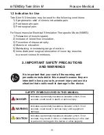 Предварительный просмотр 6 страницы Roscoe Medical InTENSity Twin Stim IV Instruction Manual