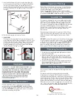 Предварительный просмотр 2 страницы Roscoe Medical OBT-TILT Instructions