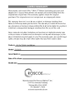 Preview for 20 page of Roscoe Medical US PRO 2000 2nd Edition DU3035 Instruction Manual