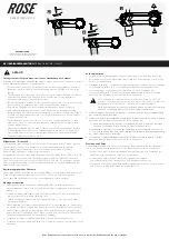 Preview for 1 page of ROSE Bikes UR-100 Quick Start Manual