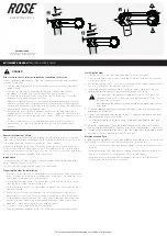 Preview for 2 page of ROSE Bikes UR-100 Quick Start Manual