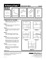 ROSE DISPLAYS ADVANCETRAK WITH METAL CLIP AND SCREWS Manual preview