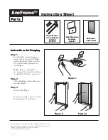 Preview for 2 page of ROSE DISPLAYS ANOFRAME ROUND ASSEMBLED-TOGGLEBOLTS Instruction Sheet