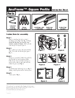 Preview for 2 page of ROSE DISPLAYS ANOFRAME SQUARE WITH CABLE CLIP AND LOOP AND SAUCER Manual