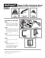 Предварительный просмотр 2 страницы ROSE DISPLAYS ANOFRAME SQUARE WITH NO LOAD WITH MULTICLIPS Manual