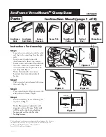 Preview for 3 page of ROSE DISPLAYS ANOFRAME VERSAMOUNT CLAMP BASE Manual