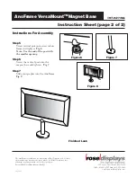 Предварительный просмотр 2 страницы ROSE DISPLAYS ANOFRAME VERSAMOUNT MAGNET BASE SQ Manual