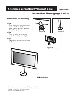 Предварительный просмотр 4 страницы ROSE DISPLAYS ANOFRAME VERSAMOUNT MAGNET BASE SQ Manual