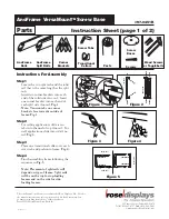 Preview for 1 page of ROSE DISPLAYS ANOFRAME VERSAMOUNT SCREW BASE SIDE LOAD Manual