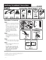 Preview for 3 page of ROSE DISPLAYS ANOFRAME VERSAMOUNT SCREW BASE SIDE LOAD Manual