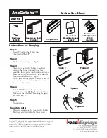 Предварительный просмотр 1 страницы ROSE DISPLAYS ANOGOTCHA SQUARE WITH WALL HANGERS Manual