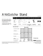 ROSE DISPLAYS ANOGOTCHA STAND TELESCOPING Instruction Sheet preview