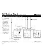 Preview for 4 page of ROSE DISPLAYS ANOGOTCHA STAND TELESCOPING Instruction Sheet