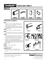 Предварительный просмотр 1 страницы ROSE DISPLAYS ANOMULTI ROUND WITH CABLE CLIP AND BALL CHAIN Instruction Sheet