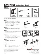 Предварительный просмотр 1 страницы ROSE DISPLAYS ANOMULTI SQUARE WITH CABLE CLIP AND CABLE AND SAUCER Instruction Sheet