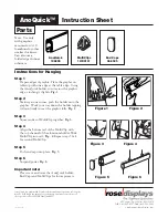 Preview for 1 page of ROSE DISPLAYS ANOQUICK ROUND WITH MULTICLIPS Instruction Sheet