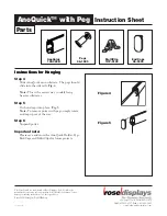 Preview for 3 page of ROSE DISPLAYS ANOQUICK WITH PEG AND MULTICLIPS Instruction Sheet