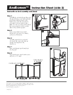 Preview for 4 page of ROSE DISPLAYS ANOSCREEN WITH ANOFOOT Manual