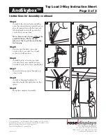 Preview for 2 page of ROSE DISPLAYS ANOSKYBOX-TOP LOADING 3 WAY Manual