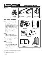 Предварительный просмотр 2 страницы ROSE DISPLAYS ECONOFRAME WITH WINDOW MOUNTS Instruction Sheet