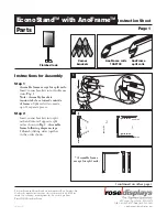 Preview for 1 page of ROSE DISPLAYS ECONOSTAND WITH ANOFRAME Manual