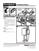 Preview for 2 page of ROSE DISPLAYS ECONOSTAND WITH ANOGOTCHA Instruction Sheet