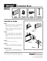 Предварительный просмотр 1 страницы ROSE DISPLAYS GOTCHA WITH GRID CLIP Instruction Sheet