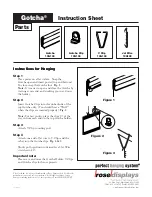 Preview for 1 page of ROSE DISPLAYS GOTCHA WITH V CLIP Instruction Sheet