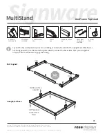 ROSE DISPLAYS MultiStand AnoFrame Top Load Instruction Manual preview