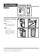 Предварительный просмотр 2 страницы ROSE DISPLAYS PANEL DIVIDER Instruction Sheet