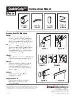 Preview for 2 page of ROSE DISPLAYS QUICKGRIP WITH CABLE CLIP AND CABLE AND SAUCER Instruction Sheet