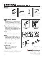 Предварительный просмотр 1 страницы ROSE DISPLAYS QUICKGRIP WITH CABLE CLIP AND LOOP AND SAUCER Instruction Sheet