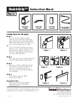 Предварительный просмотр 2 страницы ROSE DISPLAYS QUICKGRIP WITH CABLE CLIP AND LOOP AND SAUCER Instruction Sheet