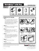 Предварительный просмотр 1 страницы ROSE DISPLAYS QUICKGRIP WITH PEGS AND MULTICLIPS Manual