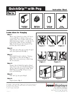 Предварительный просмотр 2 страницы ROSE DISPLAYS QUICKGRIP WITH PEGS AND MULTICLIPS Manual