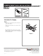 Preview for 1 page of ROSE DISPLAYS RAN-BAS-CC WITH LOOP AND SAUCER Manual