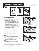 Предварительный просмотр 2 страницы ROSE DISPLAYS SPIDER CEILING TRACK WITH SCREWS Manual