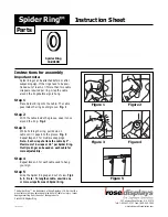 ROSE DISPLAYS SPIDER RING Instruction Sheet предпросмотр