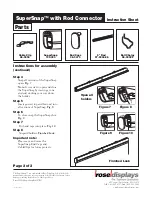 Предварительный просмотр 2 страницы ROSE DISPLAYS SUPERSNAP WITH ROD, CABLE CLIP AND BALL CHAIN Manual