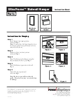 Предварительный просмотр 1 страницы ROSE DISPLAYS ULTRAFRAME WITH SLATWALL Manual