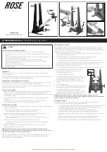 Preview for 1 page of Rose electronics 2-ZENT.A:-XL Owner'S Manual