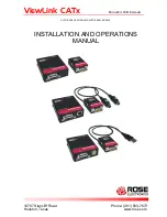 Rose electronics AUTO EQUALIZATION Installation And Operation Manual предпросмотр