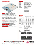 Предварительный просмотр 2 страницы Rose electronics CRV-R1V Specifications