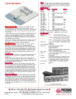 Предварительный просмотр 2 страницы Rose electronics KVL-8PCA/OV 8 Specifications