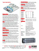 Предварительный просмотр 2 страницы Rose electronics MultiVideo MEB-4U2V Specifications