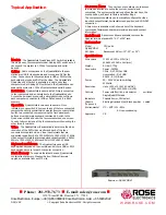 Предварительный просмотр 2 страницы Rose electronics QuadraVista QV-4KVMDVI Specifications