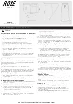 Preview for 1 page of Rose electronics RACE TOUR QR1 Owner'S Manual