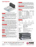 Предварительный просмотр 2 страницы Rose electronics RE2-1R2X16U Specifications