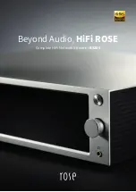 Rose electronics RS250 Manual preview