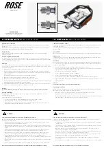 Preview for 1 page of Rose electronics SPORT R-104 Owner'S Manual